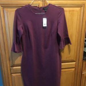 Banana Republic Flutter Sleeve Ponte Dress Size 6